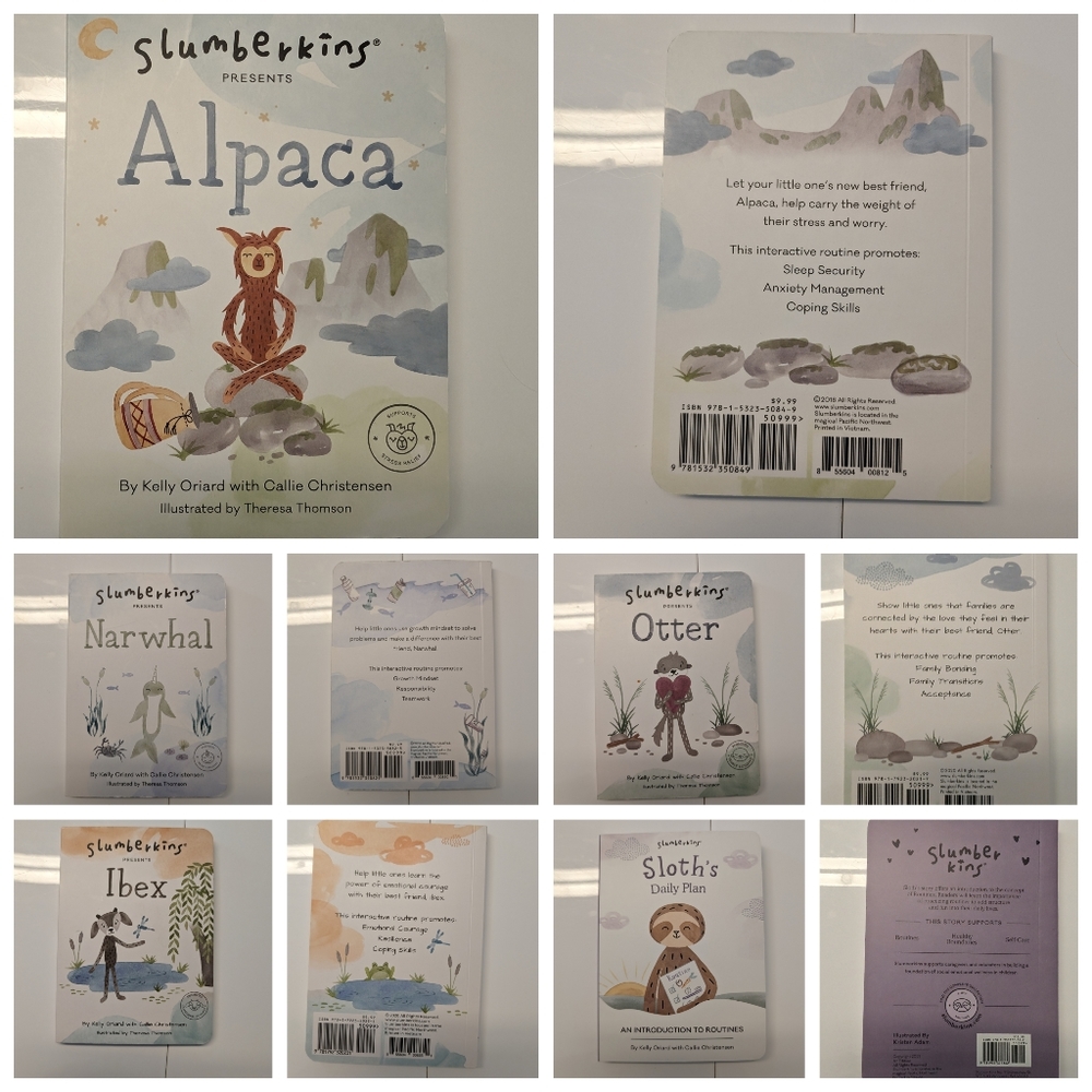 5 slumberkins books